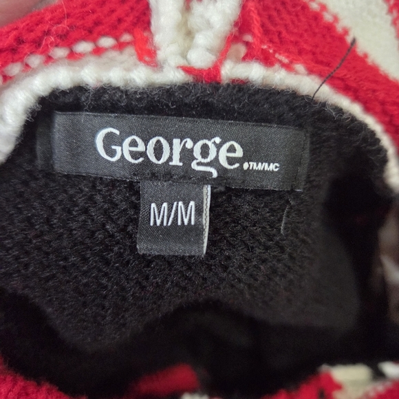 George Red and Black Santa's Favourite Sweater Size MED - Picture 6 of 6